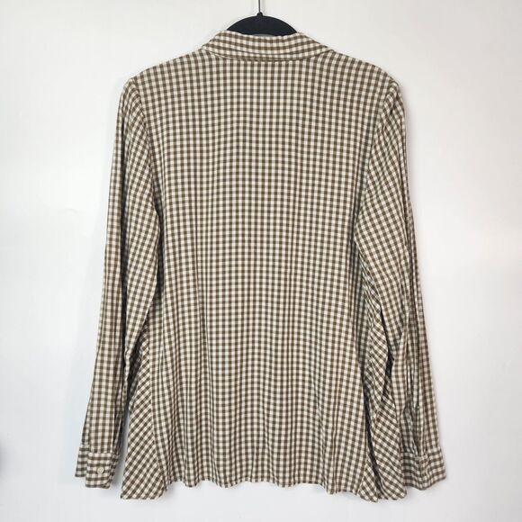 J Jill Shirt Womens Sz S Cottagecore Boho Peasant Western Cowgirl Layering Piece - Picture 6 of 10